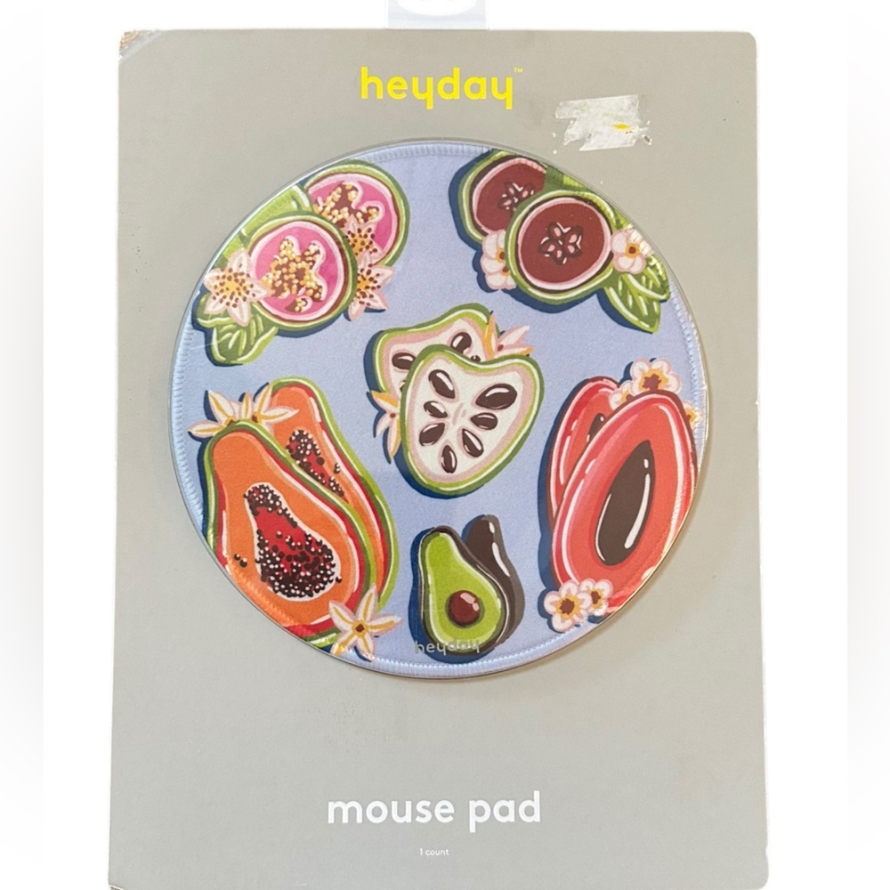Heyday Mouse Pad colorful fruit design NIP